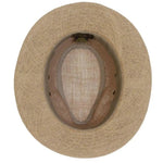 Dorfman Pacific Onshore - Hemp Straw Outback Fedora Hat (Closeout) - Hatcountry