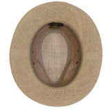 Dorfman Pacific Onshore - Hemp Straw Outback Fedora Hat (Closeout) - Hatcountry