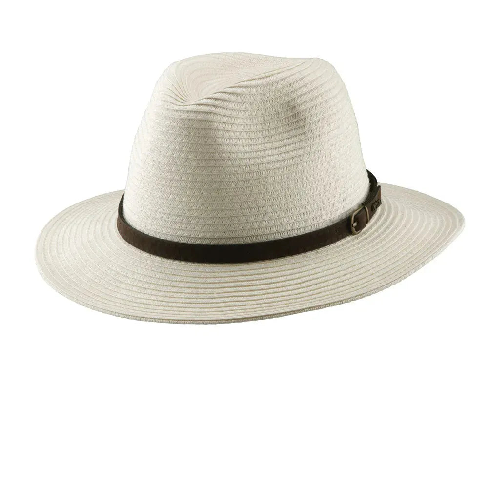Scala Amazon Safari- UPF 50+ Straw Outback Fedora Hat - Hatcountry