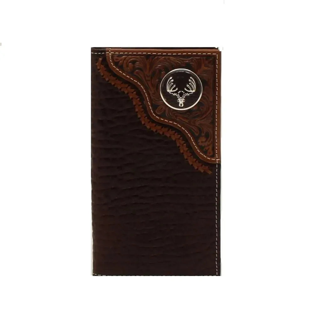 Nocona Rodeo Deer Skull-Mens Lacing wallet - Hatcountry