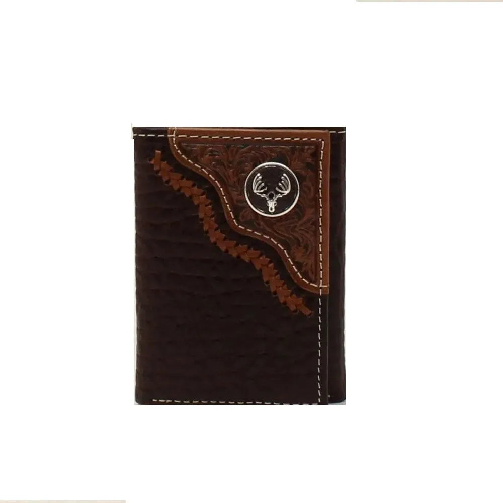 Nocona Rodeo Trifold Deer Skull-Mens wallet - Hatcountry
