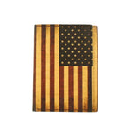 Nocona Trifold Vintage USA Flag-Leather Wallet - Hatcountry