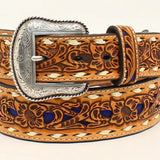 Nocona Western Blue Floral - Mens Belt - Hatcountry