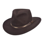 Scala Phoenix - Soft Wool Felt Outdoorsman Hat - Hatcountry
