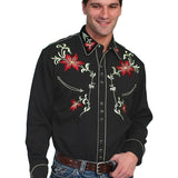 Scully Floral Vines - Men's Western Shirt - Hatcountry