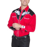Scully Four Ace Embroidery - Men's Western Shirt - Hatcountry