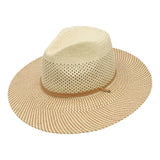 Peter Grimm Peru - Wide Brim Straw Fedora Hat - Hatcountry