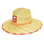 Peter Grimm Peanuts Joe Cool Snoopy - Rye Straw Lifeguard Hat - Hatcountry