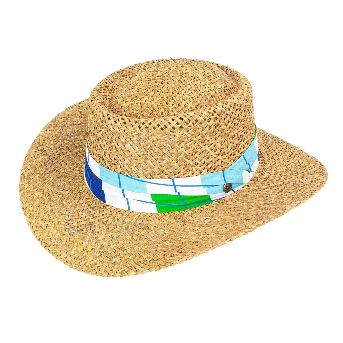 Peter Grimm Pin Moroccan Straw Gambler Golf Hat Hatcountry