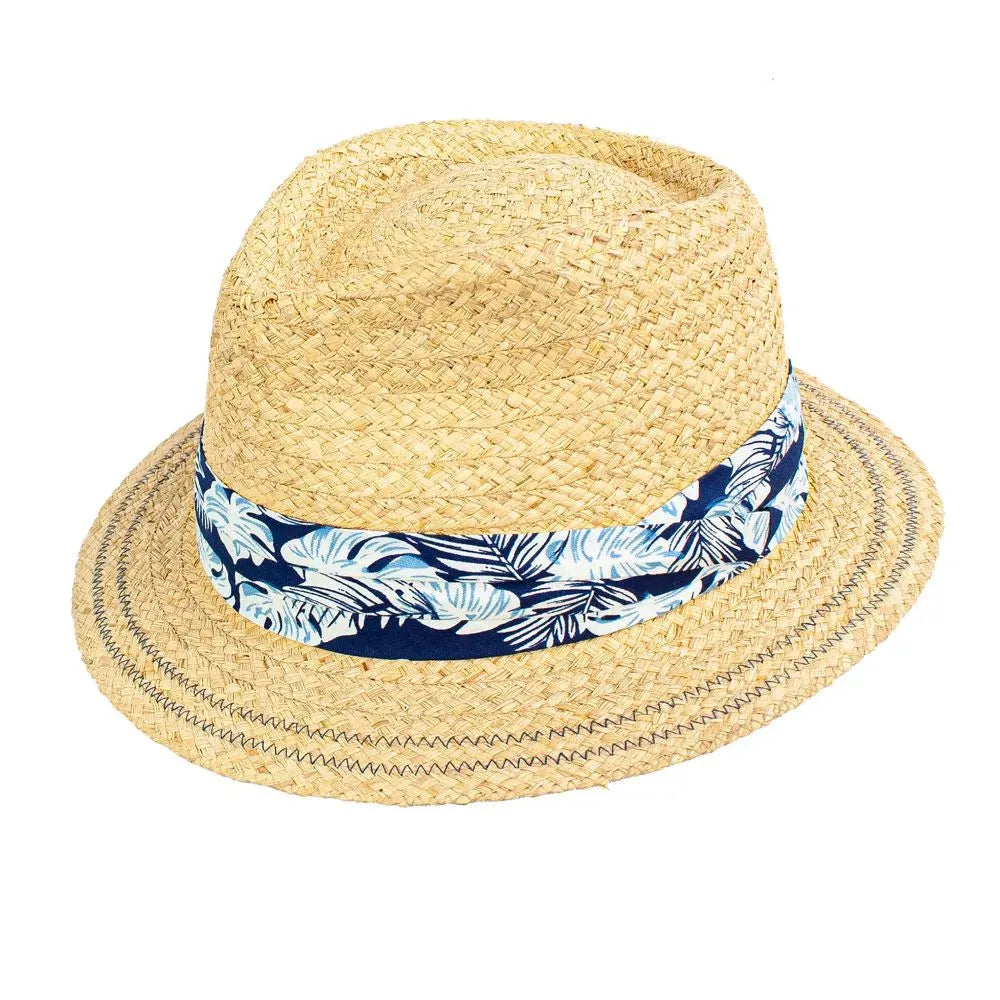 Peter Grimm Pill Box - Straw Fedora Hat - Hatcountry