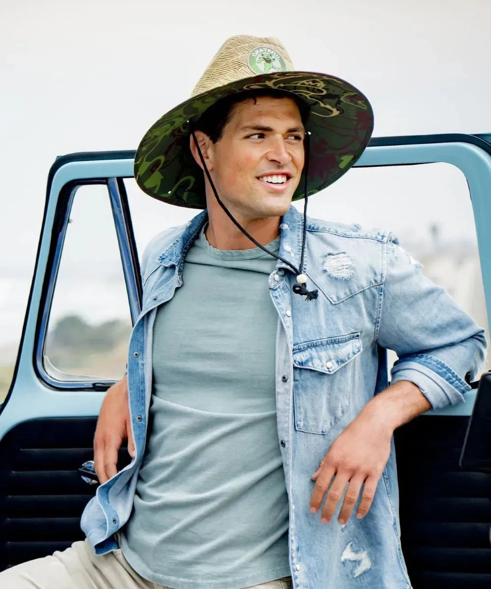 Peter Grimm Grateful Dead River Lifeguard - Rye Lifeguard Hat - Hatcountry