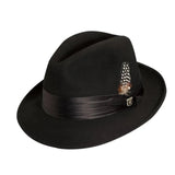 Stacy Adams Johnston - Soft Wool Felt Fedora Hat - Hatcountry