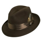 Stacy Adams Johnston - Soft Wool Felt Fedora Hat - Hatcountry