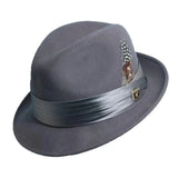 Stacy Adams Johnston - Soft Wool Felt Fedora Hat - Hatcountry