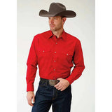 Roper Solid Poplin Snap - Mens Western Shirt - Hatcountry