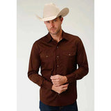 Roper Solid Poplin Snap - Mens Western Shirt - Hatcountry