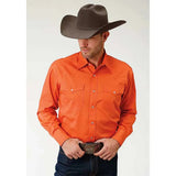 Roper Solid Poplin Snap - Mens Western Shirt - Hatcountry