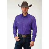 Roper Solid Poplin Snap - Mens Western Shirt - Hatcountry