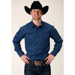 Roper Solid Poplin Snap - Mens Western Shirt - Hatcountry