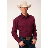 Roper Solid Poplin Snap - Mens Western Shirt - Hatcountry