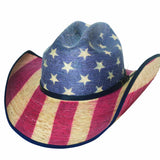 Bullhide Star Spangled - (20X) Straw Cowboy Hat - Hatcountry