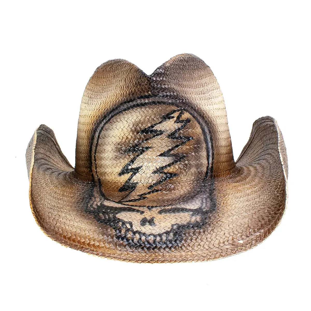 Peter Grimm Grateful Dead SYF Nothing But A Good Time (Brown) - Straw Cowboy Hat - Hatcountry