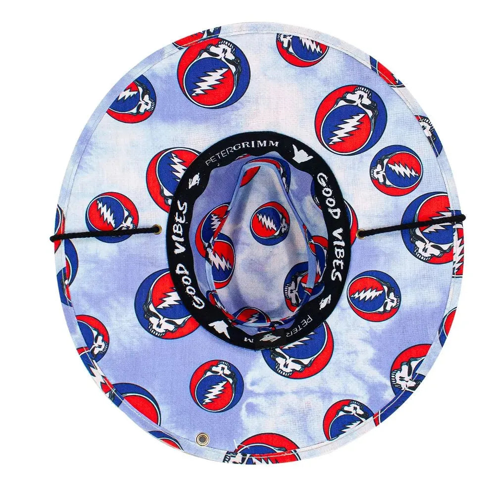 Peter Grimm Grateful Dead SYF (Steal Your Face) Resort - Cotton Lifeguard Hat - Hatcountry
