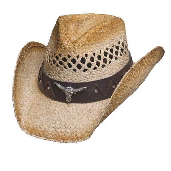 Bullhide Texas Ranch - Straw Cowboy Hat - Hatcountry