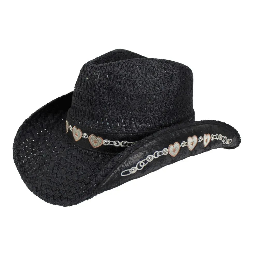 Peter Grimm Tres Corazon - Straw Cowgirl Hat - Hatcountry