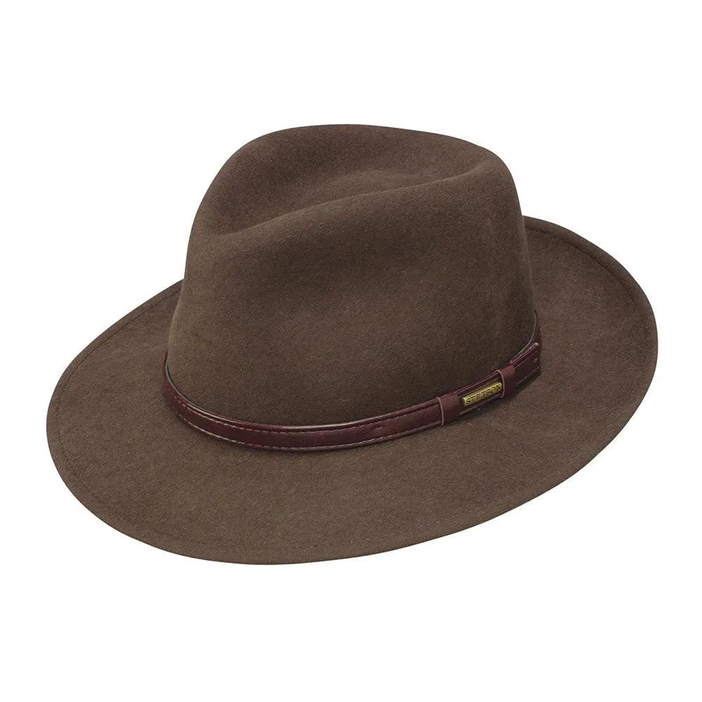 Stetson Cruiser - Crushable Wool Felt Fedora Hat - Hatcountry