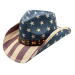Peter Grimm Uncle Sam - Straw Cowboy Hat - Hatcountry