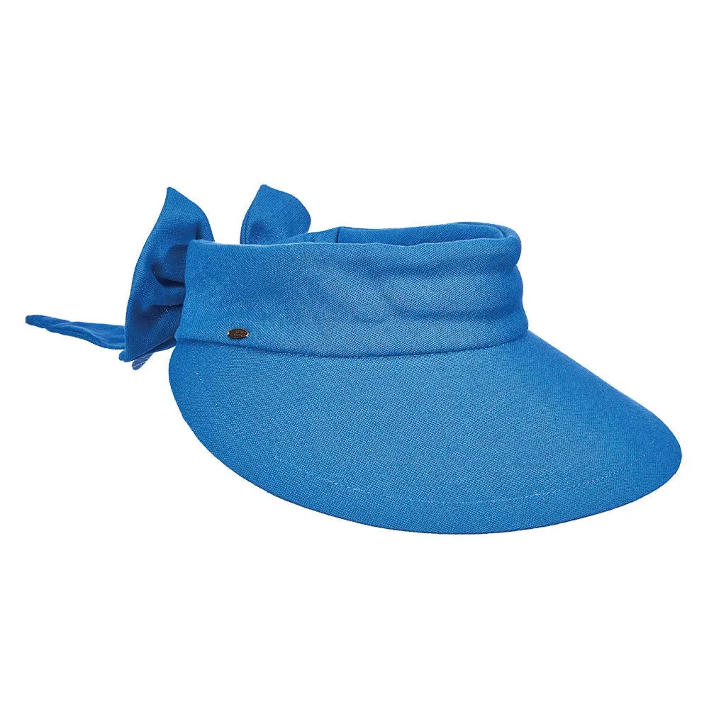 Scala Cotton Bow Visor - Womens Visor - Hatcountry