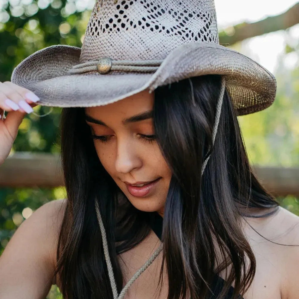 Peter Grimm Viola - Straw Cowboy Hat - Hatcountry