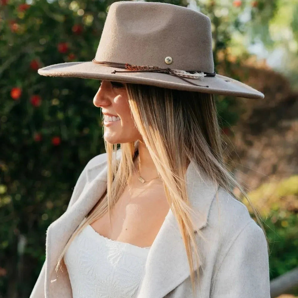 Peter Grimm Westbury - Wide Brim Wool Felt Cowboy Hat - Hatcountry