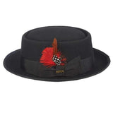 Scala Encore - Structured Wool Felt Pork Pie Hat - Hatcountry