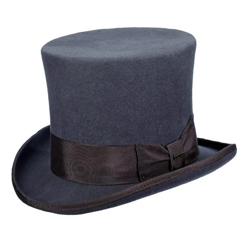 Scala Mad Hatter - Wool Felt Top Hat - Hatcountry