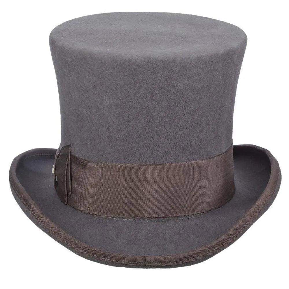 Scala Mad Hatter - Wool Felt Top Hat - Hatcountry
