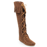Minnetonka Front Lace Knee High Boot - Womens Boots - Hatcountry