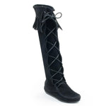 Minnetonka Front Lace Knee High Boot - Womens Boots - Hatcountry