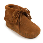 Minnetonka Fringe Bootie - Infants Moccasins - Hatcountry