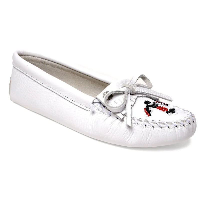Minnetonka Ziigwan Waabigwan Moc Leather - Womens Moccasin