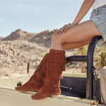 Minnetonka 5-Layer Fringe Boot - Womens Boots - Hatcountry