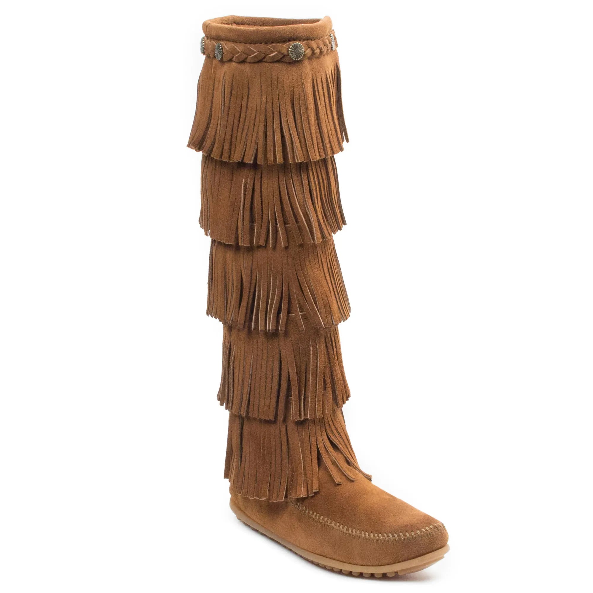 Minnetonka 5-Layer Fringe Boot - Womens Boots - Hatcountry