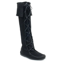 Men's Black Moccasin Boots