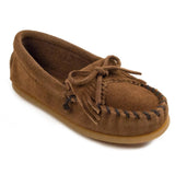 Minnetonka Kilty Hardsole Suede - Children's Moccasin - Hatcountry