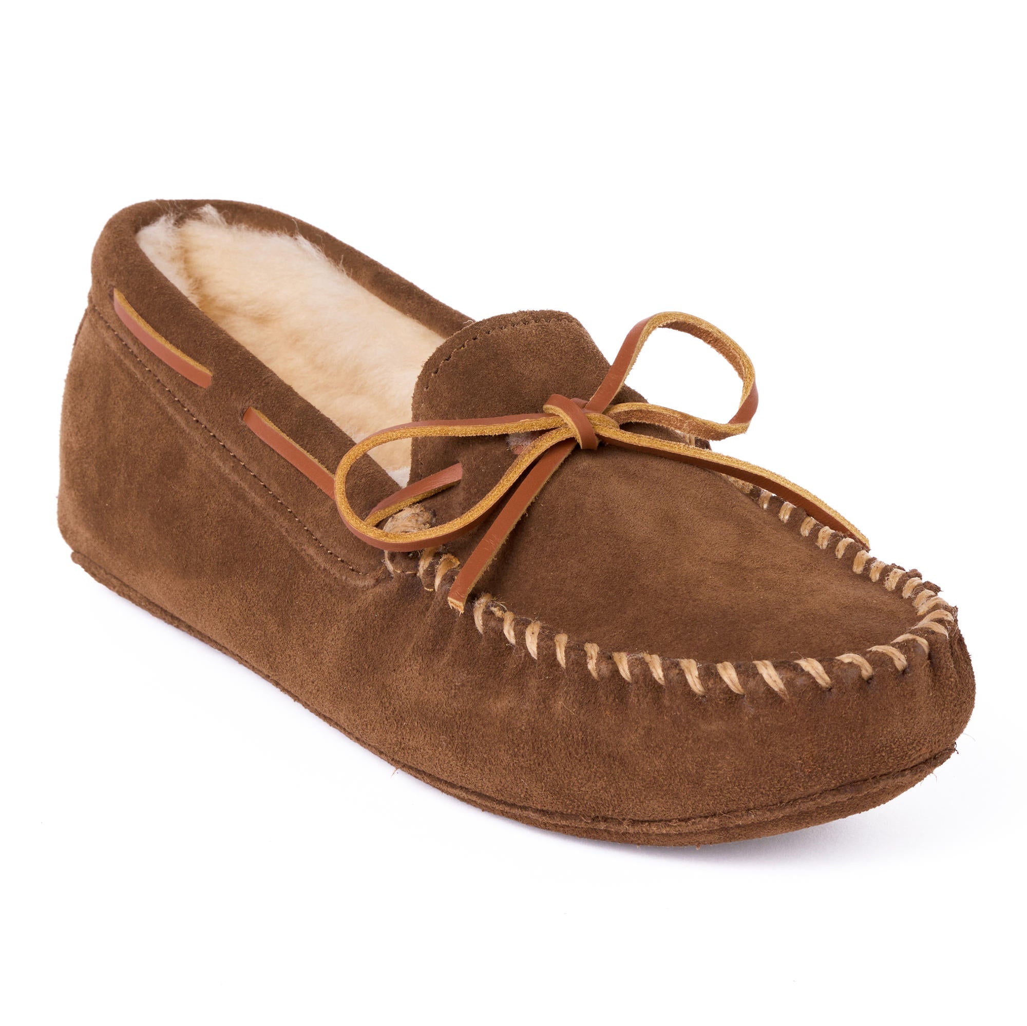 Minnetonka Sheepskin Softsole Moc - Mens Slippers