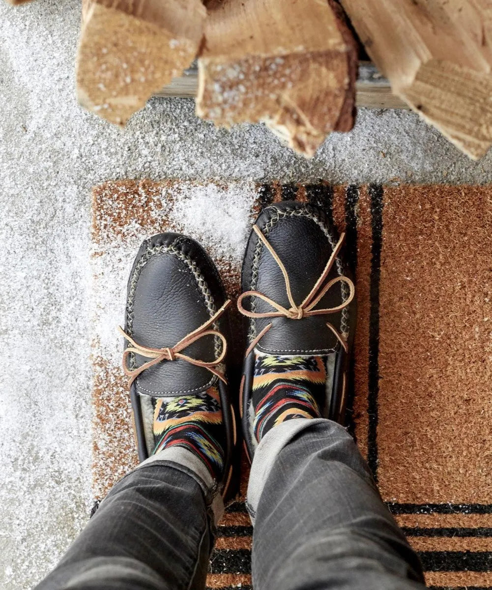Minnetonka sheepskin moose slipper sales