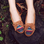 Minnetonka Arizona Kilty Suede Moc - Womens Moccasin - Hatcountry