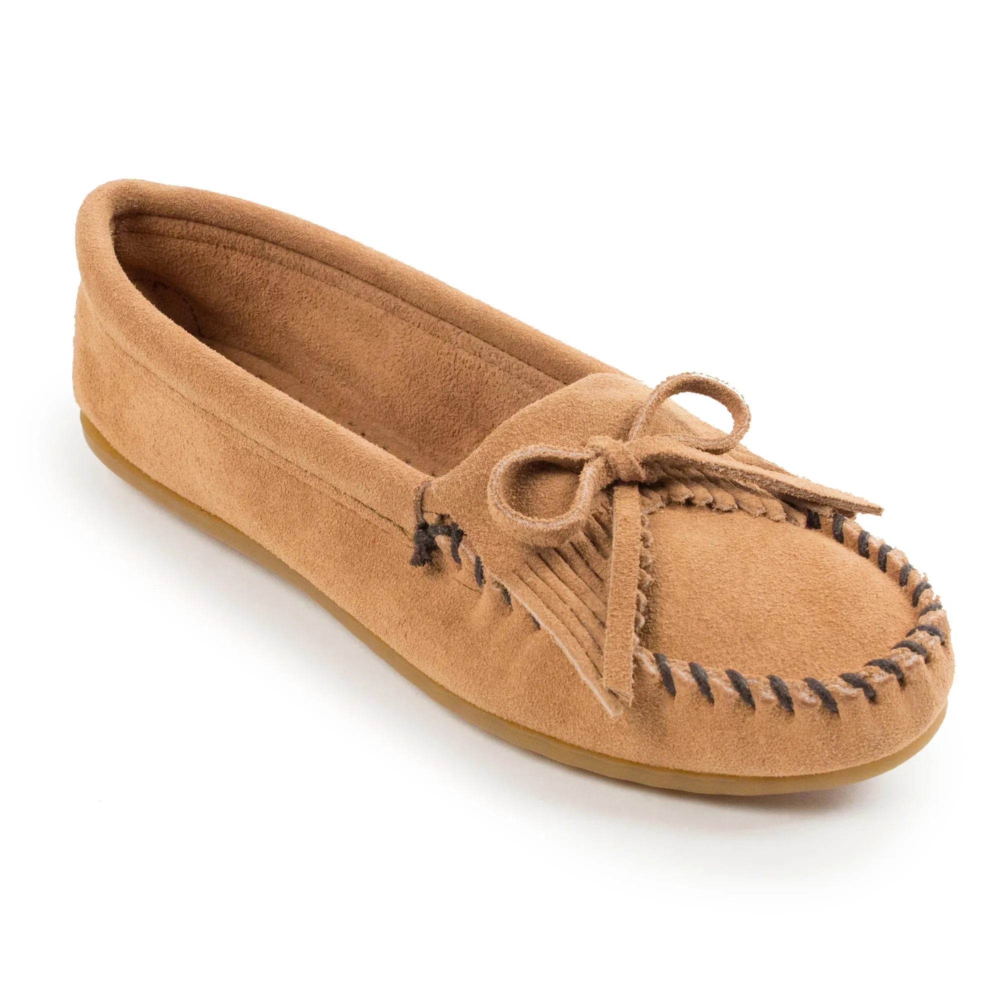 Minnetonka kilty suede moc hardsole outlet