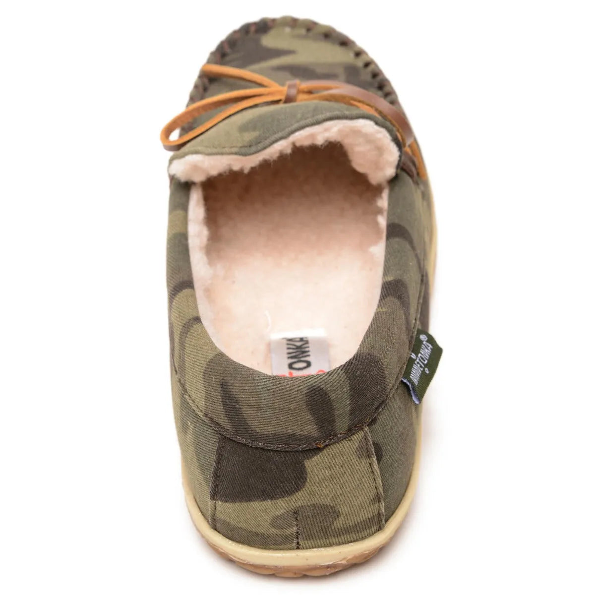 Minnetonka Tomm Canvas (Camo) Mens Slippers Hatcountry